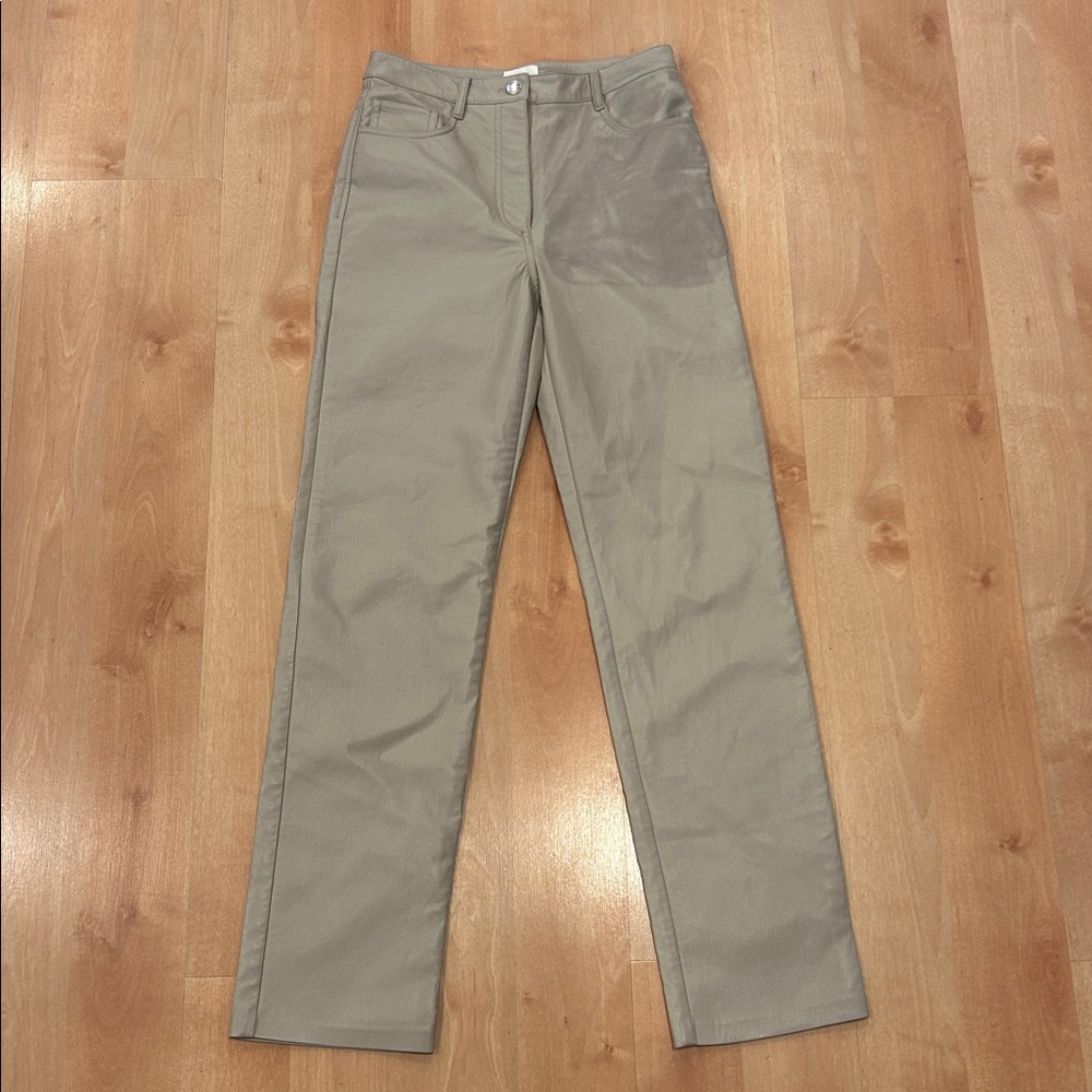 Aritzia Wilfred Melina tan size 4 pants damage